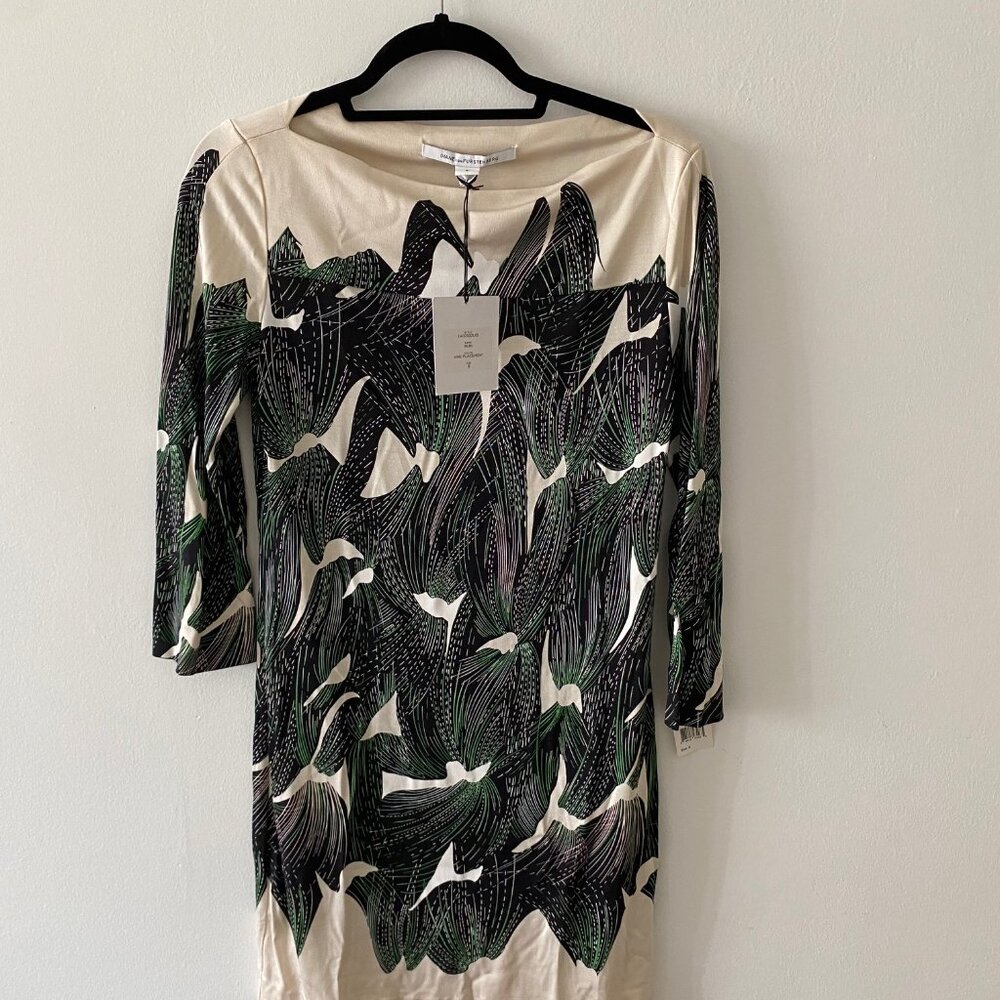 Diane von Furstenberg boat neck Ruri dress size 6